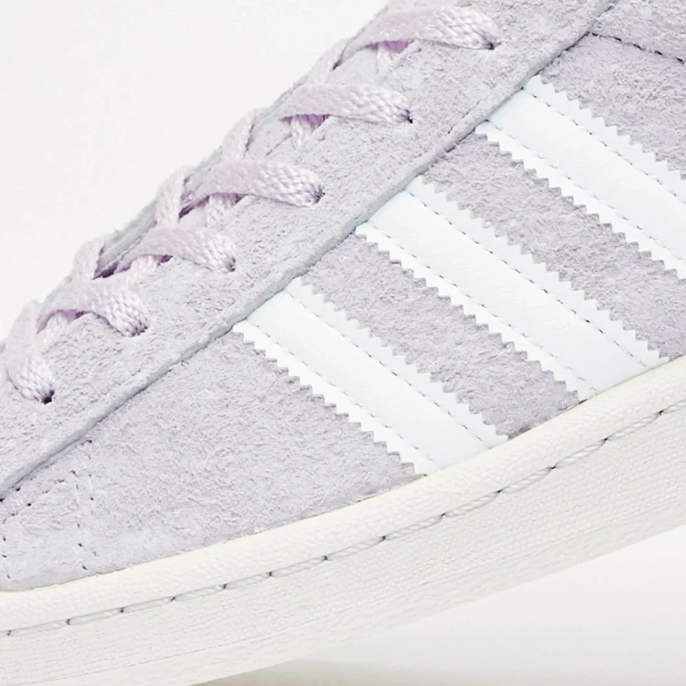 NWT Adidas Campus 80s Light Purple Sneakers leather , lavender - Picture 4 of 16